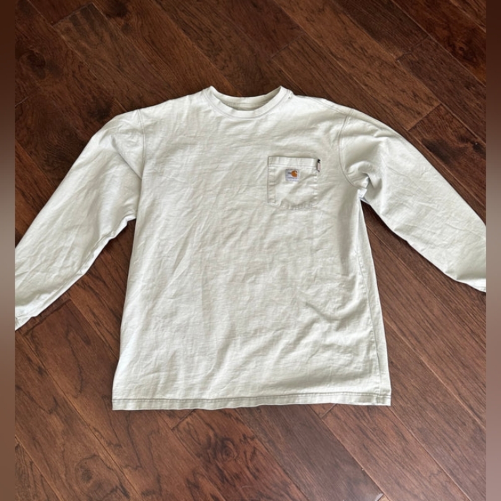 long sleeve Carhartt flame resistant shirt beige - Large